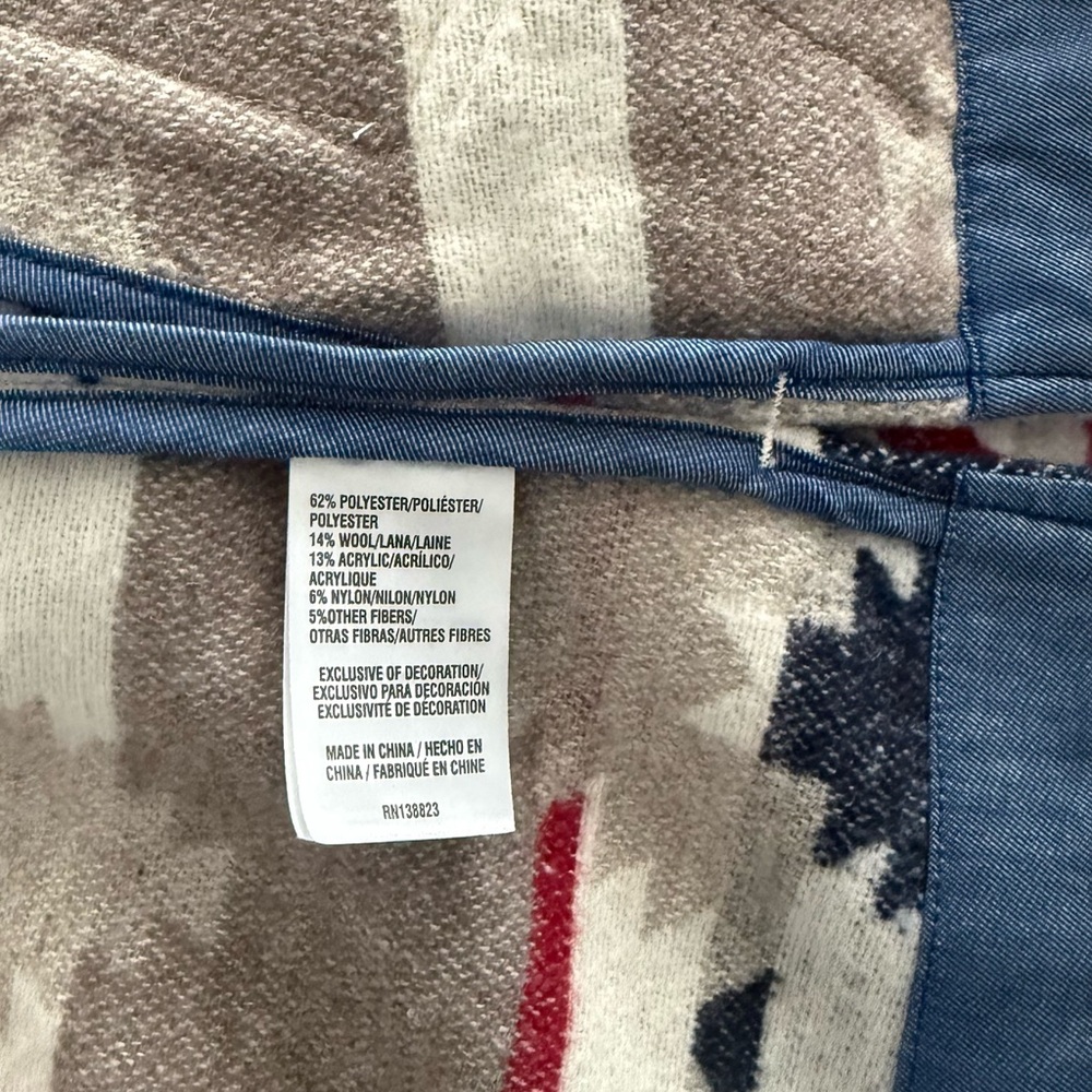 Idyllwind ESTERBROOK SOUTHWESTERN PRINT BLANKET SHACKET - Picture 8 of 12